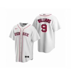 Men's Boston Red Sox #9 Ted Williams Nike White Replica Home Jersey