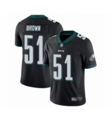 Men's Philadelphia Eagles #51 Zach Brown Black Alternate Vapor Untouchable Limited Player Football Jersey