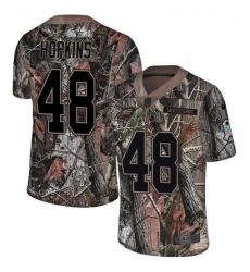 Men's Nike Philadelphia Eagles #48 Wes Hopkins Camo Rush Realtree Limited NFL Jersey