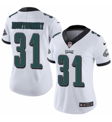 Women's Nike Philadelphia Eagles #31 Wilbert Montgomery White Vapor Untouchable Limited Player NFL Jersey