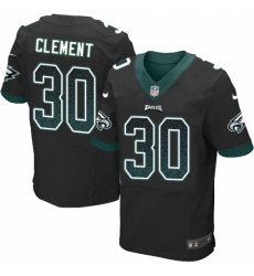 Men's Nike Philadelphia Eagles #30 Corey Clement Black Alternate Drift Fashion NFL Jersey