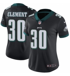 Women's Nike Philadelphia Eagles #30 Corey Clement Black Alternate Vapor Untouchable Limited Player NFL Jersey