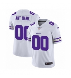 Men's Minnesota Vikings Customized White Team Logo Cool Edition Jersey