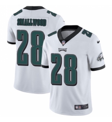 Youth Nike Philadelphia Eagles #28 Wendell Smallwood White Vapor Untouchable Limited Player NFL Jersey