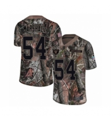 Men's Oakland Raiders #54 Brandon Marshall Limited Camo Rush Realtree Football Jersey