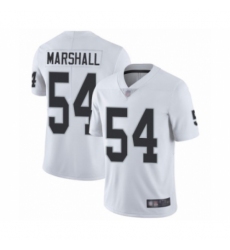 Men's Oakland Raiders #54 Brandon Marshall White Vapor Untouchable Limited Player Football Jersey