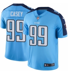 Men's Nike Tennessee Titans #99 Jurrell Casey Light Blue Team Color Vapor Untouchable Limited Player NFL Jersey