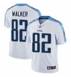 Men's Nike Tennessee Titans #82 Delanie Walker White Vapor Untouchable Limited Player NFL Jersey