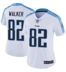Women's Nike Tennessee Titans #82 Delanie Walker White Vapor Untouchable Limited Player NFL Jersey
