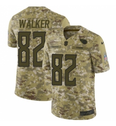 Youth Nike Tennessee Titans #82 Delanie Walker Limited Camo 2018 Salute to Service NFL Jersey
