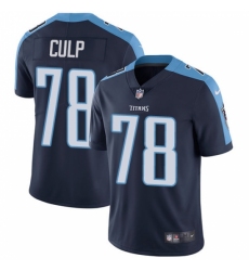Men's Nike Tennessee Titans #78 Curley Culp Navy Blue Alternate Vapor Untouchable Limited Player NFL Jersey