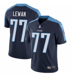 Youth Nike Tennessee Titans #77 Taylor Lewan Navy Blue Alternate Vapor Untouchable Limited Player NFL Jersey