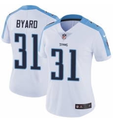 Women's Nike Tennessee Titans #31 Kevin Byard White Vapor Untouchable Limited Player NFL Jersey