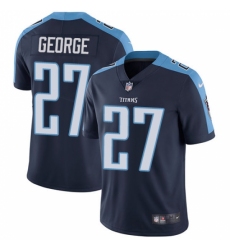 Men's Nike Tennessee Titans #27 Eddie George Navy Blue Alternate Vapor Untouchable Limited Player NFL Jersey