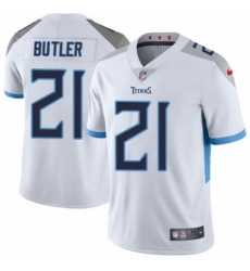 Youth Nike Tennessee Titans #21 Malcolm Butler White Vapor Untouchable Limited Player NFL Jersey