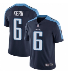 Men's Nike Tennessee Titans #6 Brett Kern Navy Blue Alternate Vapor Untouchable Limited Player NFL Jersey