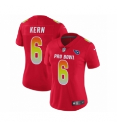 Women's Nike Tennessee Titans #6 Brett Kern Limited Red AFC 2019 Pro Bowl NFL Jersey
