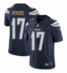 Youth Nike Los Angeles Chargers #17 Philip Rivers Elite Navy Blue Team Color NFL Jersey