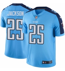 Men's Nike Tennessee Titans #25 Adoree' Jackson Light Blue Team Color Vapor Untouchable Limited Player NFL Jersey