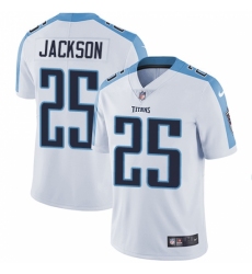 Men's Nike Tennessee Titans #25 Adoree' Jackson White Vapor Untouchable Limited Player NFL Jersey