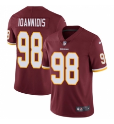 Men's Nike Washington Redskins #98 Matt Ioannidis Burgundy Red Team Color Vapor Untouchable Limited Player NFL Jersey