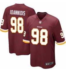 Men's Nike Washington Redskins #98 Matt Ioannidis Game Burgundy Red Team Color NFL Jersey