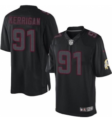 Men's Nike Washington Redskins #91 Ryan Kerrigan Limited Black Impact NFL Jersey