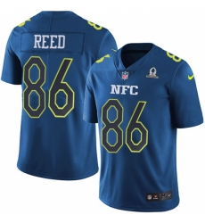 Men's Nike Washington Redskins #86 Jordan Reed Limited Blue 2017 Pro Bowl NFL Jersey