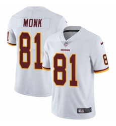 Men's Nike Washington Redskins #81 Art Monk White Vapor Untouchable Limited Player NFL Jersey