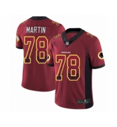 Men's Washington Redskins #78 Wes Martin Limited Red Rush Drift Fashion Football Jersey