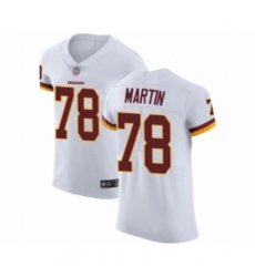 Men's Washington Redskins #78 Wes Martin White Vapor Untouchable Elite Player Football Jersey