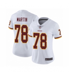 Women's Washington Redskins #78 Wes Martin White Vapor Untouchable Limited Player Football Jersey