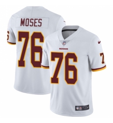 Men's Nike Washington Redskins #76 Morgan Moses White Vapor Untouchable Limited Player NFL Jersey