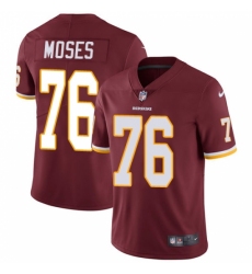 Youth Nike Washington Redskins #76 Morgan Moses Burgundy Red Team Color Vapor Untouchable Limited Player NFL Jersey