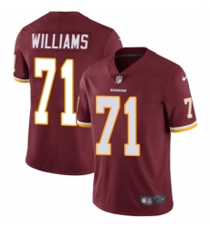 Men's Nike Washington Redskins #71 Trent Williams Burgundy Red Team Color Vapor Untouchable Limited Player NFL Jersey