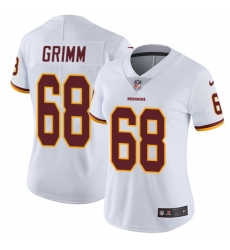 Women's Nike Washington Redskins #68 Russ Grimm White Vapor Untouchable Limited Player NFL Jersey