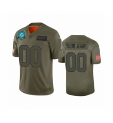 Men's Miami Dolphins Customized Camo 2019 Salute to Service Limited Jersey