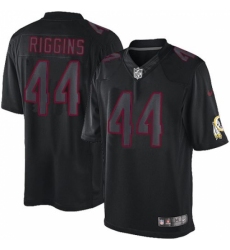 Men's Nike Washington Redskins #44 John Riggins Limited Black Impact NFL Jersey