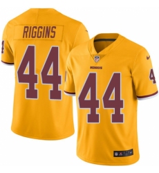 Men's Nike Washington Redskins #44 John Riggins Limited Gold Rush Vapor Untouchable NFL Jersey
