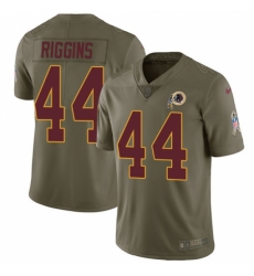 Men's Nike Washington Redskins #44 John Riggins Limited Olive 2017 Salute to Service NFL Jersey