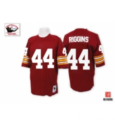 Mitchell and Ness Washington Redskins #44 John Riggins Burgundy Red Team Color Authentic Throwback NFL Jersey