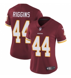 Women's Nike Washington Redskins #44 John Riggins Burgundy Red Team Color Vapor Untouchable Limited Player NFL Jersey