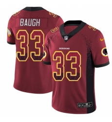 Men's Nike Washington Redskins #33 Sammy Baugh Limited Red Rush Drift Fashion NFL Jersey