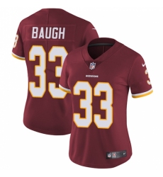 Women's Nike Washington Redskins #33 Sammy Baugh Burgundy Red Team Color Vapor Untouchable Limited Player NFL Jersey