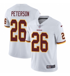 Men's Nike Washington Redskins #26 Adrian Peterson White Vapor Untouchable Limited Player NFL Jersey