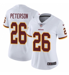 Women's Nike Washington Redskins #26 Adrian Peterson White Vapor Untouchable Limited Player NFL Jersey