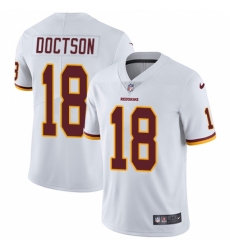Men's Nike Washington Redskins #18 Josh Doctson White Vapor Untouchable Limited Player NFL Jersey