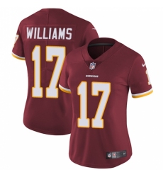 Women's Nike Washington Redskins #17 Doug Williams Burgundy Red Team Color Vapor Untouchable Limited Player NFL Jersey