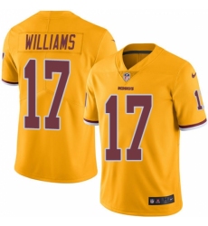 Youth Nike Washington Redskins #17 Doug Williams Limited Gold Rush Vapor Untouchable NFL Jersey