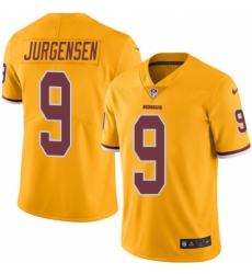 Men's Nike Washington Redskins #9 Sonny Jurgensen Limited Gold Rush Vapor Untouchable NFL Jersey